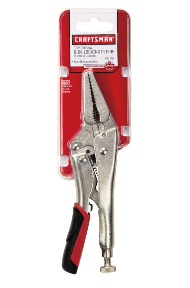 6 in. Pliers, Locking Long Nose