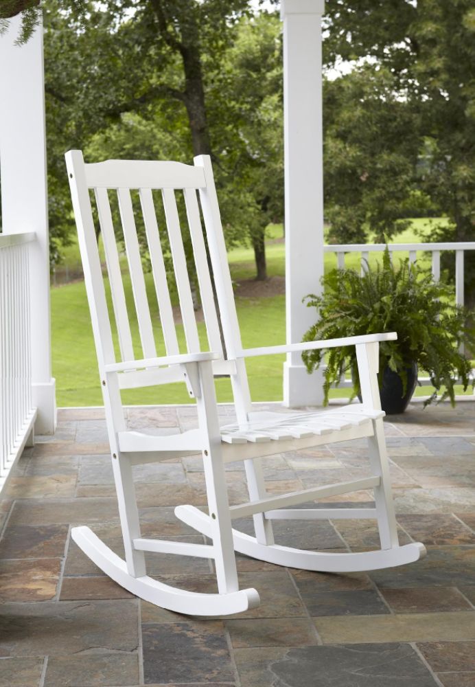 Porch Rocker - White