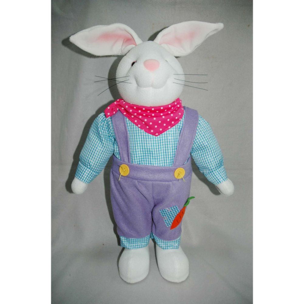 25in Porch Greeter Boy Bunny