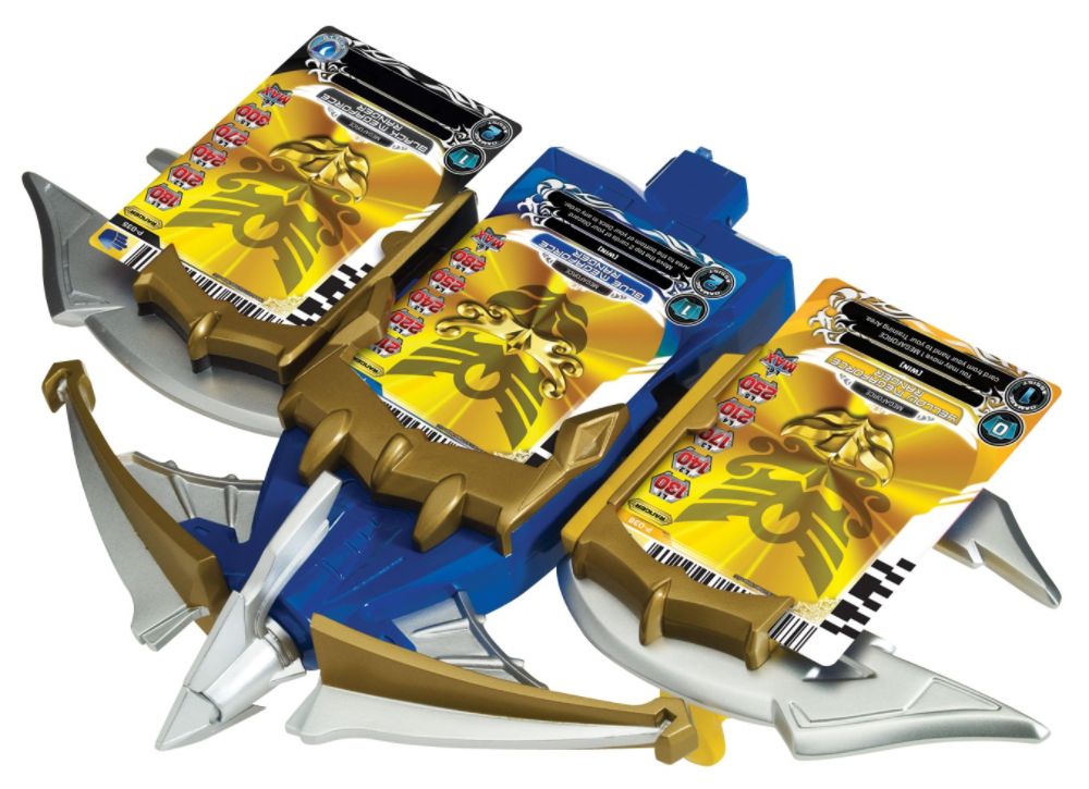 Power Rangers Deluxe Battle Gear: Snake Ax, Tiger Claw and Shark Bowgun Battle Set