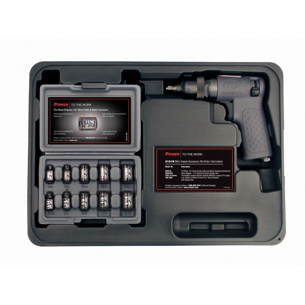 1/4 In. Mini Impactool™ Kit, 10 piece 1/4 In. Socket Set