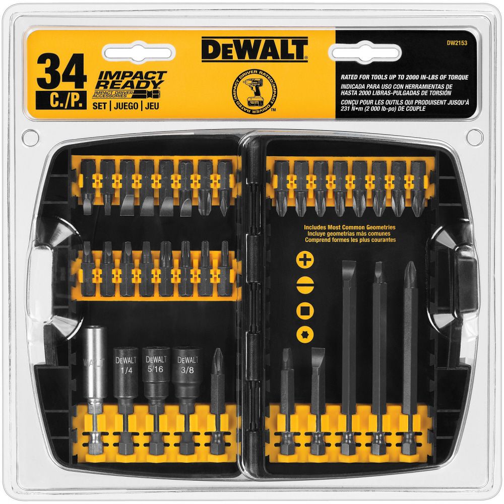 Dewalt Tools 34-Piece Impact Ready Screw Driving Set at Kmart.com