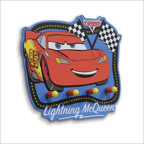 Blue Mountain Cars Foam Wall Hook 4 Hooks - 3d015