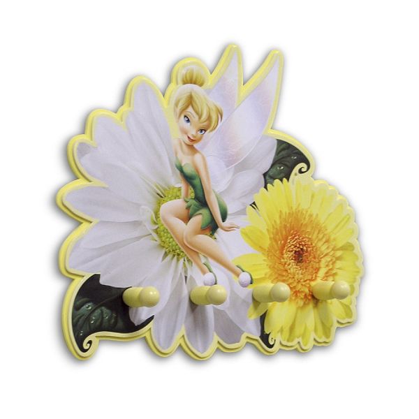 Blue Mountain Fairies Foam Wall Hook 4 Hooks - 3d045