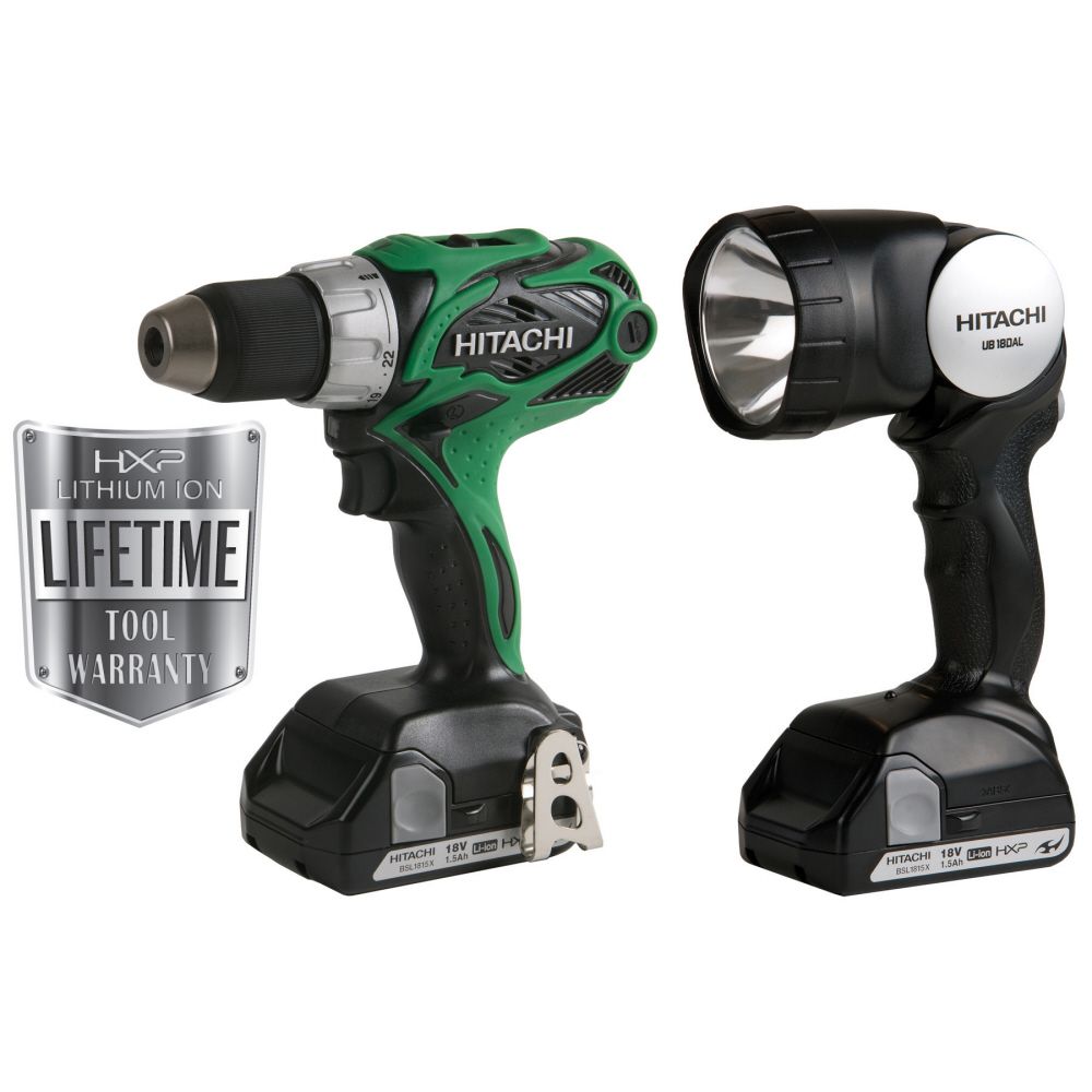 Hitachi&nbsp; 18 V 1/2 In. Lithium-Ion Compact Pro Drill