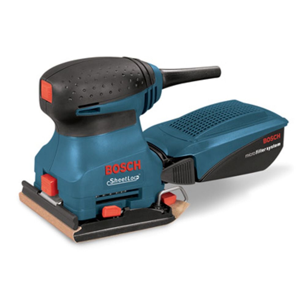 Bosch Tools 1/4 Sheet Orbital Finishing Sander Kit with SheetLoc