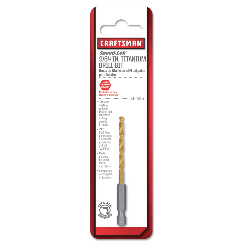 Craftsman 9/64 In. Titanium Drill Bit at Kmart.com