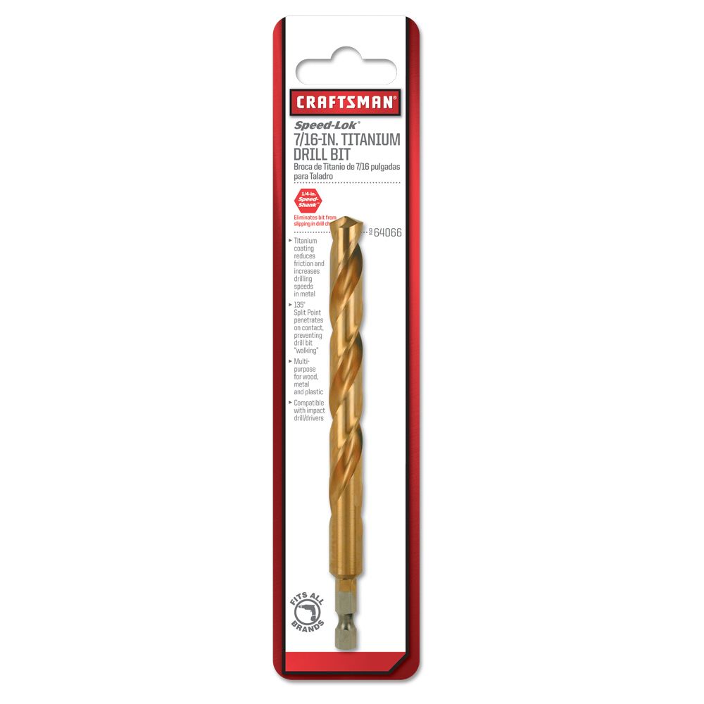 Craftsman 7/16 In. Titanium Drill Bit at Kmart.com