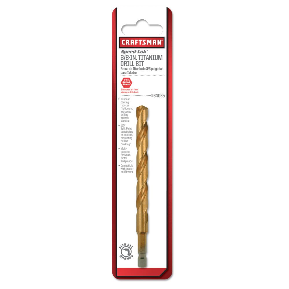 Craftsman 3/8 In. Titanium Drill Bit at Kmart.com