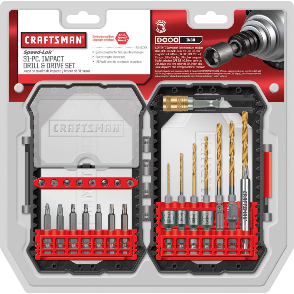 Craftsman 31pc Impact Drill and Drive Set