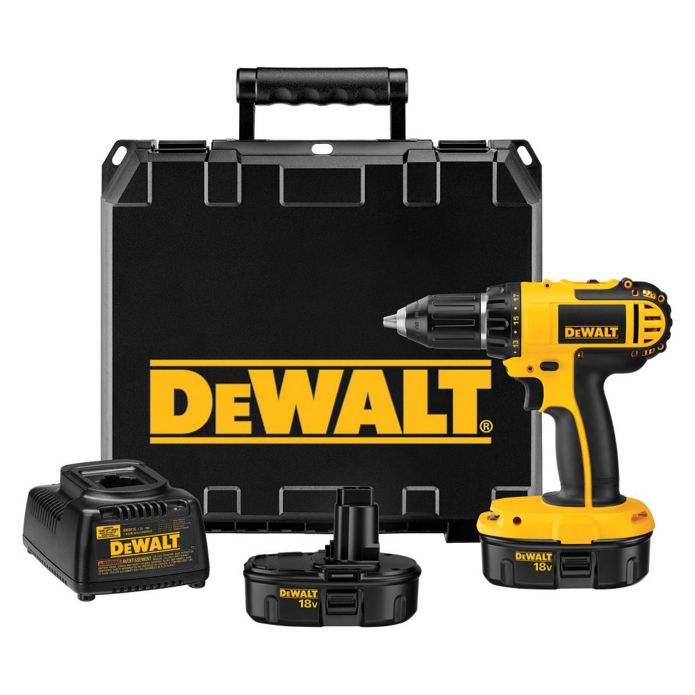 DeWalt 18V 1/2 In. (13mm) Compact Cordless Drill/Driver Kit