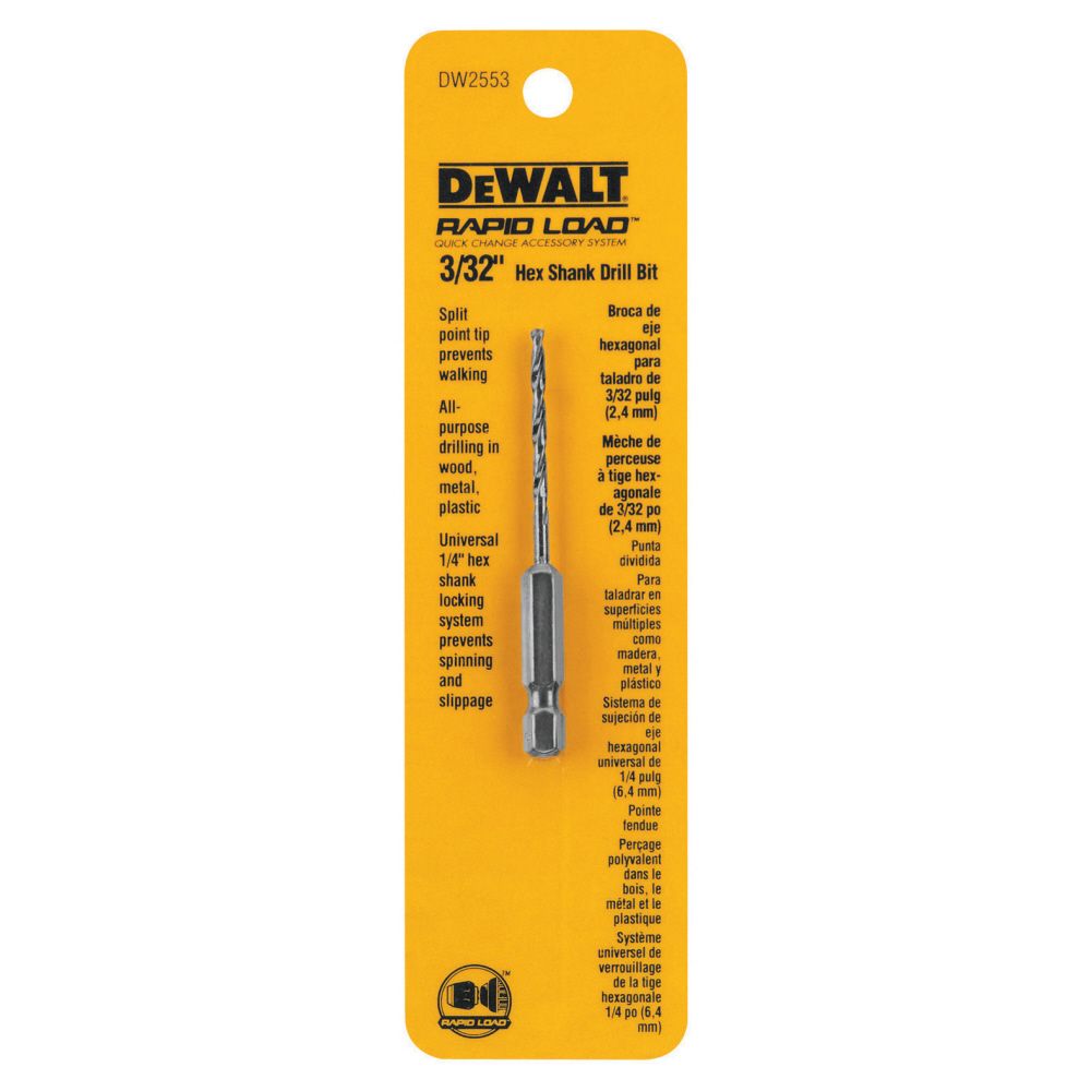 DeWalt&nbsp; 3/32 In. Hex Shank