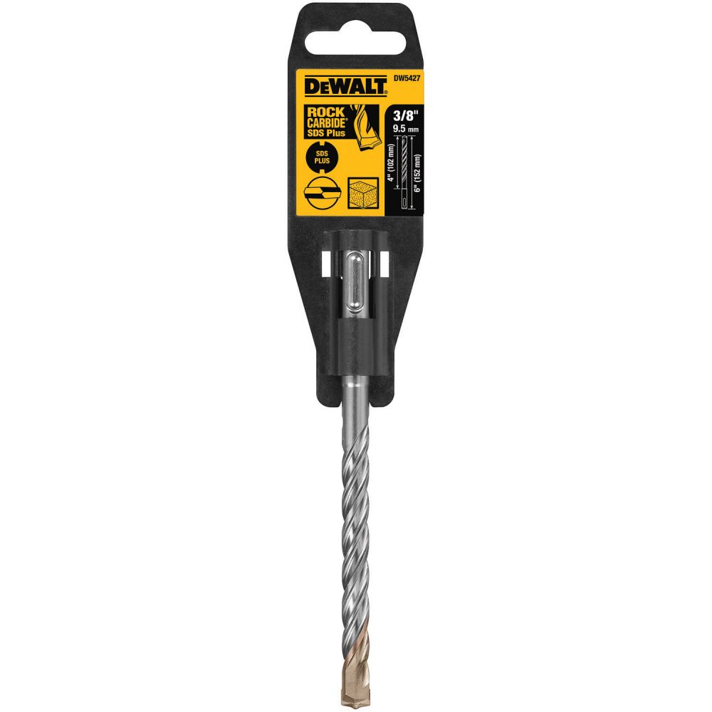 DeWalt 3/8 In. x 4 In. x 6 In. Rock Carbide™ SDS+ Hammer Bit at Kmart.com