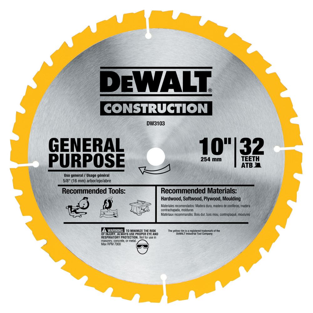 10 In. 40T General Purpose Blade