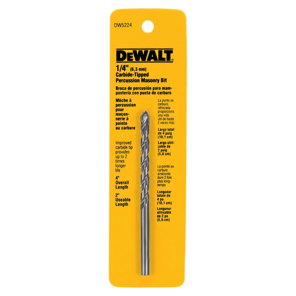 DeWalt 1/4 In. x 4 In. Mason Drill Bit at Kmart.com