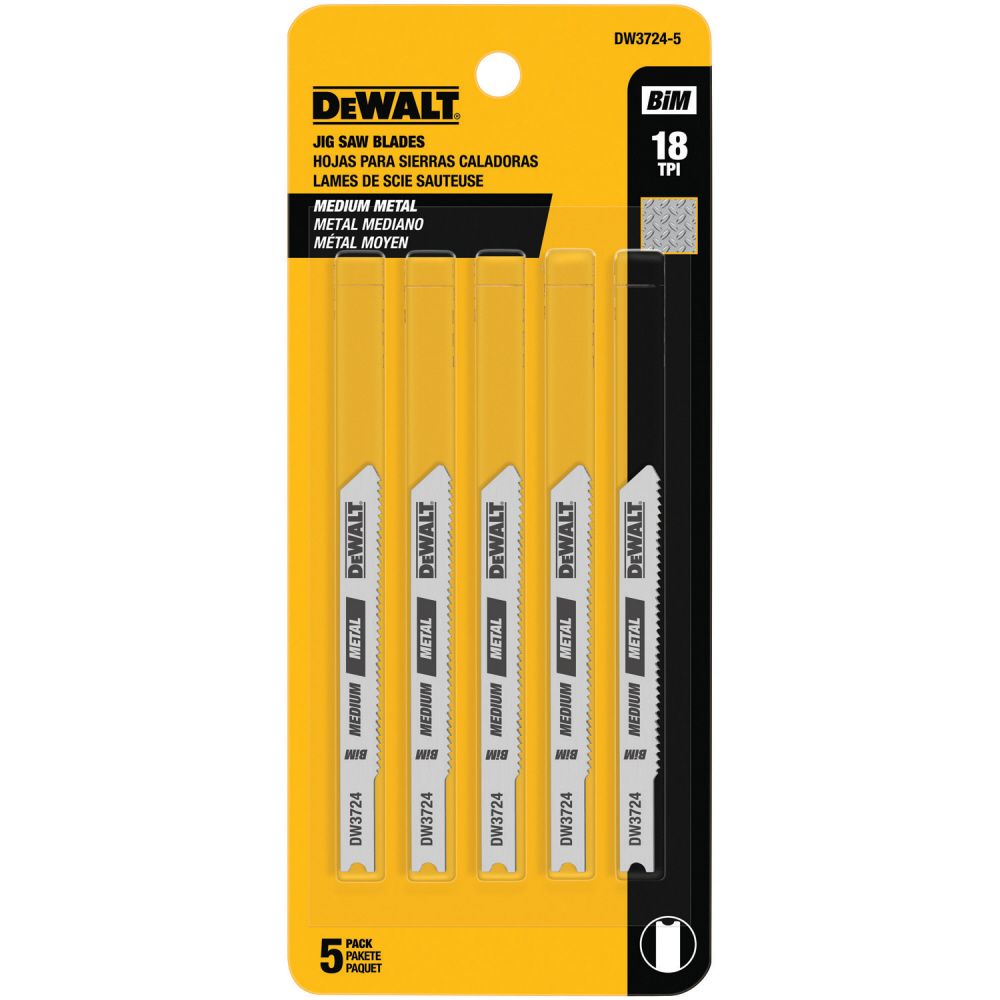 DeWalt&nbsp; 3 In. 18 TPI U-Shank Medium Metal-Cutting Cobalt Jig Saw Blade