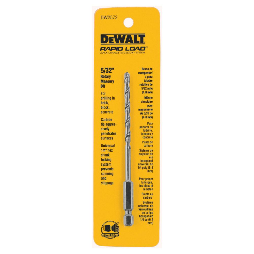 DeWalt&nbsp; 5/32 In. Masonry Bit