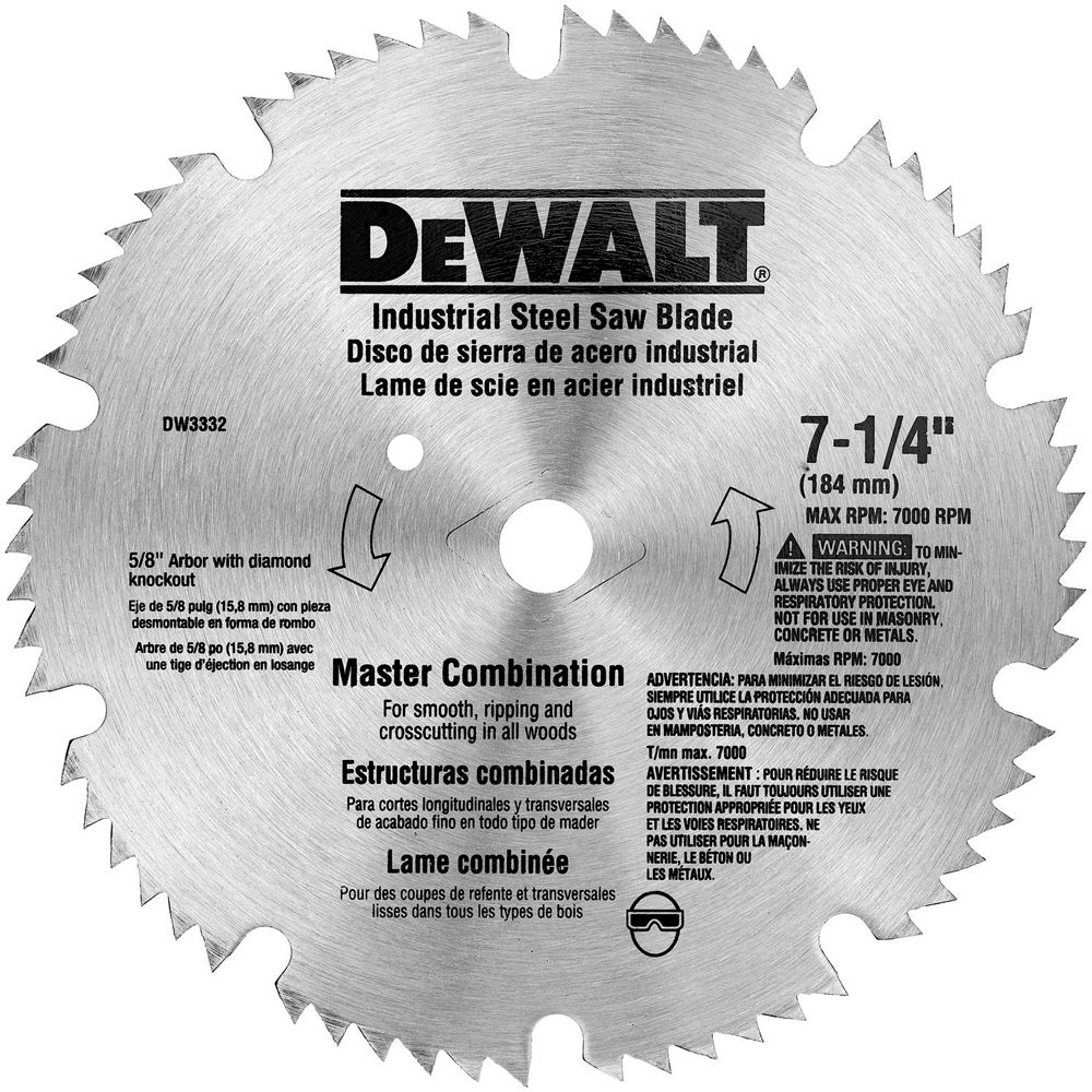 DeWalt 7-1/4" 60T Steel Master Combo Saw Blade at Sears.com