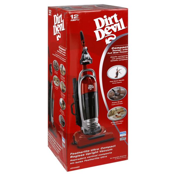 Dirt Devil Vacuum, Bagless Upright, Featherlite, Ultra Compact, 1 vacuum at Kmart.com