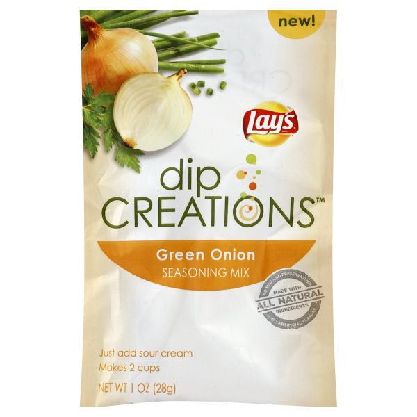 Lay's Dip Creations Seasoning Mix, Green Onion, 1 oz (28 g) at Kmart.com