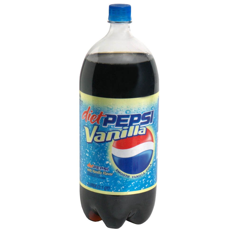 Diet Vanilla Pepsi Pepsi Cola, Diet, Vanilla, 67.6 oz (2 lt) 2.1 qt at Kmart.com