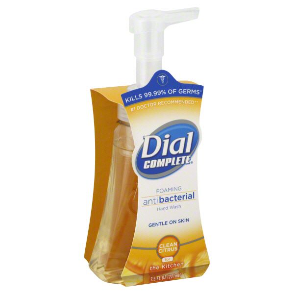 Dial Complete Hand Wash, Foaming, Antibacterial, for the Kitchen, Clean Citrus, 7.5 fl oz (221 ml) at Kmart.com