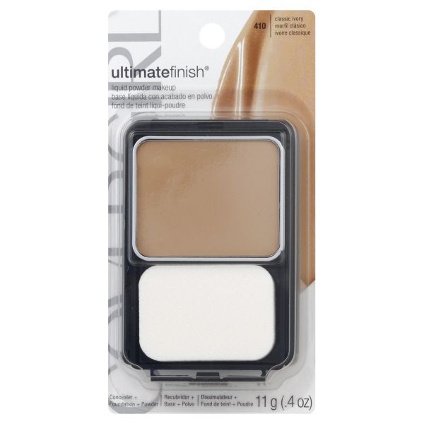 CoverGirl Ultimate Finish Liquid Powder Make-Up, Classic Ivory 410, 0.4 oz (11 g) at Kmart.com