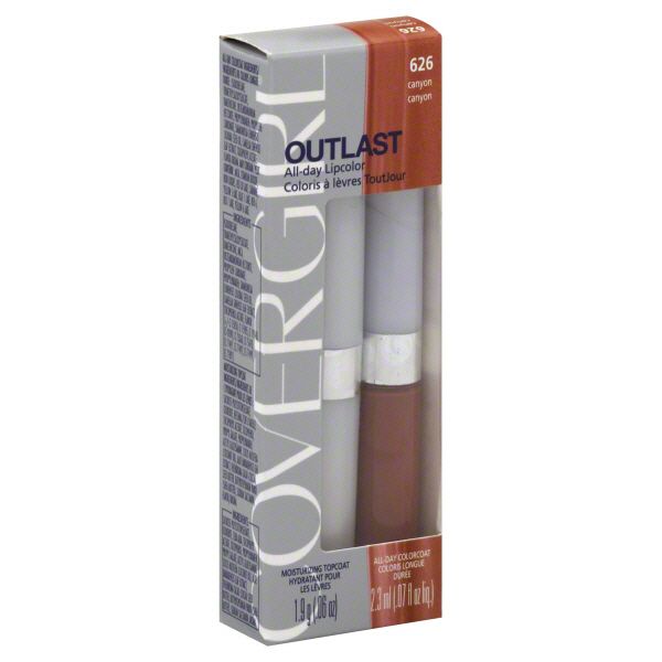 CoverGirl Outlast Lipcolor, All-Day, Canyon 626, 1 kit at Kmart.com