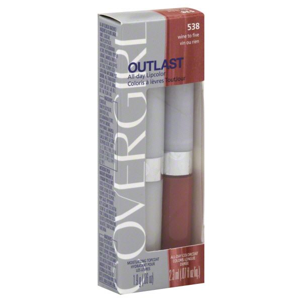 CoverGirl Outlast Lipcolor, All-Day, Wine to Five 538, 1 kit at Kmart.com