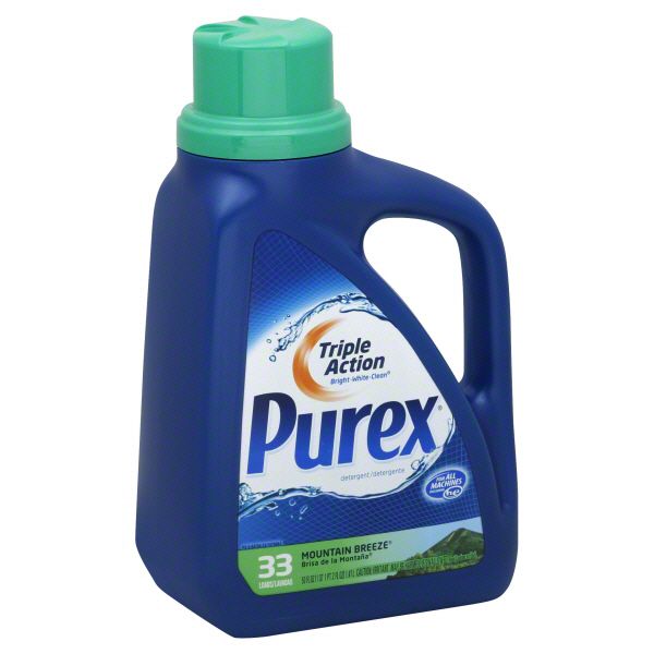 PUREX Detergent, HE,Triple Action, Mountain Breeze, 50 fl oz (1 qt 1 pt 2 fl oz) 1.47 lt at Kmart.com