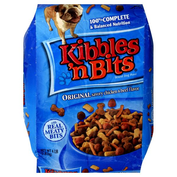 Kibbles 'n Bits Dog Food, Original Savory Chicken & Beef Flavor, 4 lb (1.81 kg) at Kmart.com