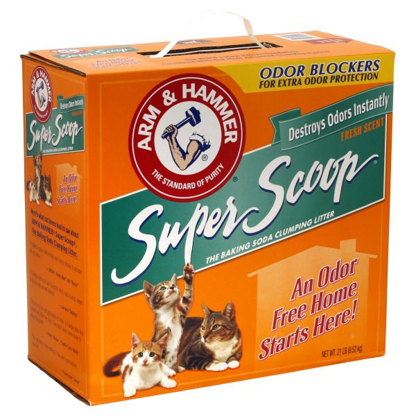 Arm & Hammer Super Scoop The Baking Soda Clumping Litter, Fresh Scent, 21 lb (9.52 kg) at Kmart.com
