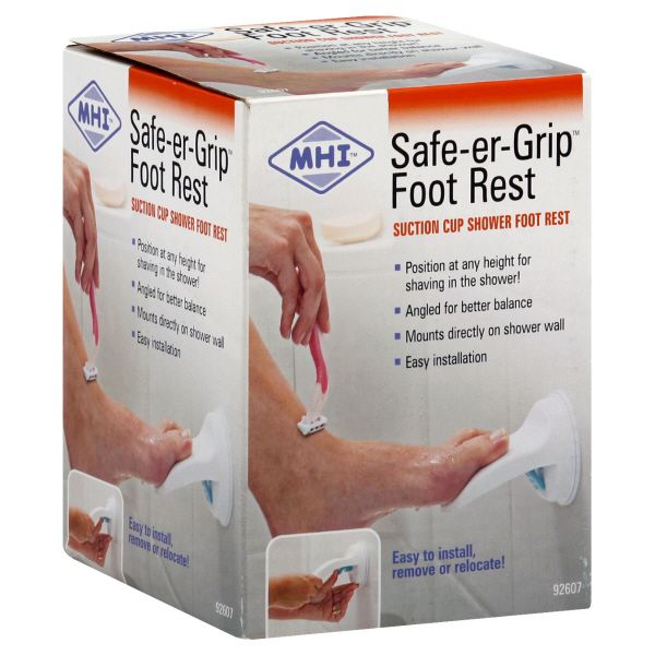 MHI Safe-er-Grip Foot Rest, Suction Cup Shower, 1 rest at Kmart.com