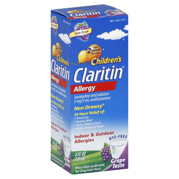 Claritin Children's Allergy, 5 mg, Grape Taste, 4 fl oz (120 ml) at Kmart.com