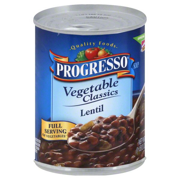 Progresso Vegetable Classics Soup, Lentil, 19 oz (1 lb 3 oz) 538 g at Kmart.com
