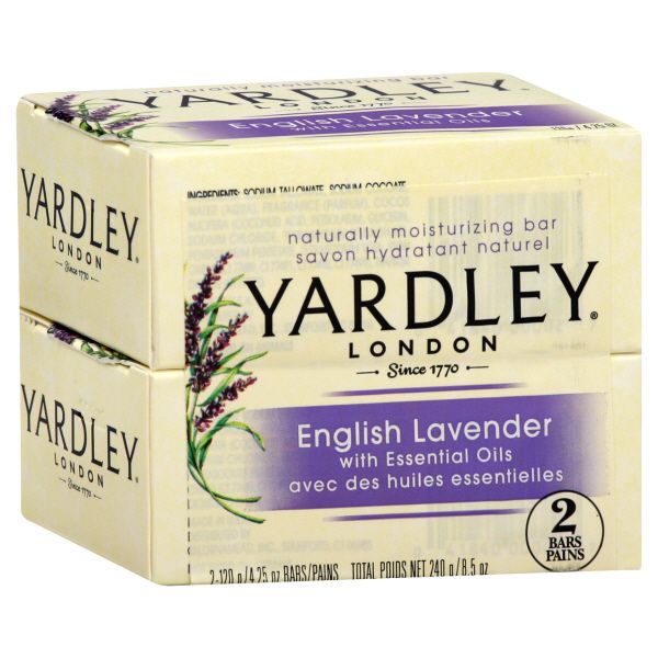 Yardley Moisturizing Bar, English Lavender, 2 - 4.25 oz (120 g) bars [8.5 oz (240 g)] at Kmart.com