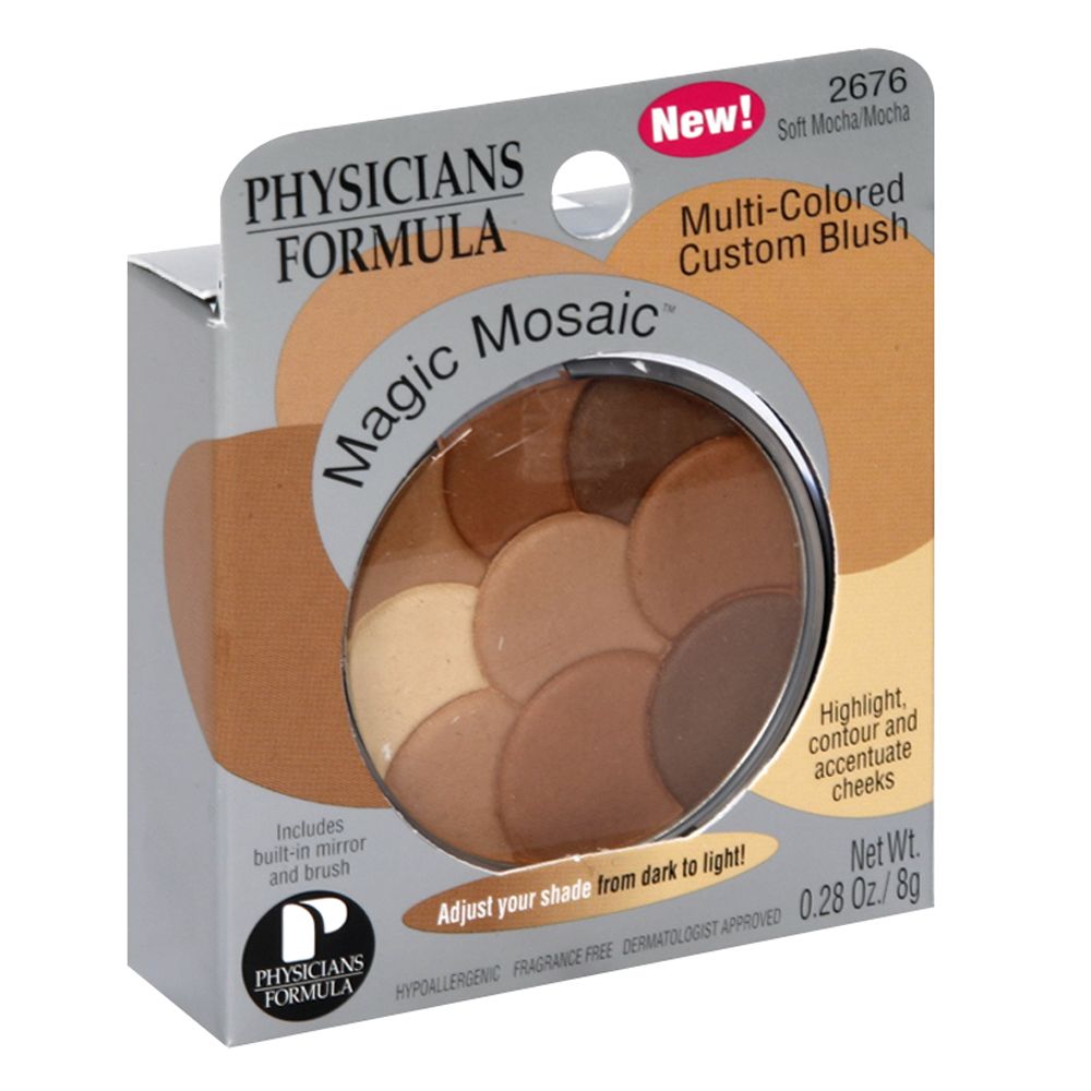 Physicians Formula Magic Mosaic Multi-Colored Custom Blush, Soft Mocha/Mocha 2676, 0.28 oz (8 g) at Kmart.com