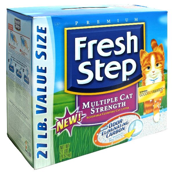 Fresh Step Premium Scoopable Clumping Cat Litter, Multiple Cat Strength, 21 lbs (9.52 kg) at Kmart.com