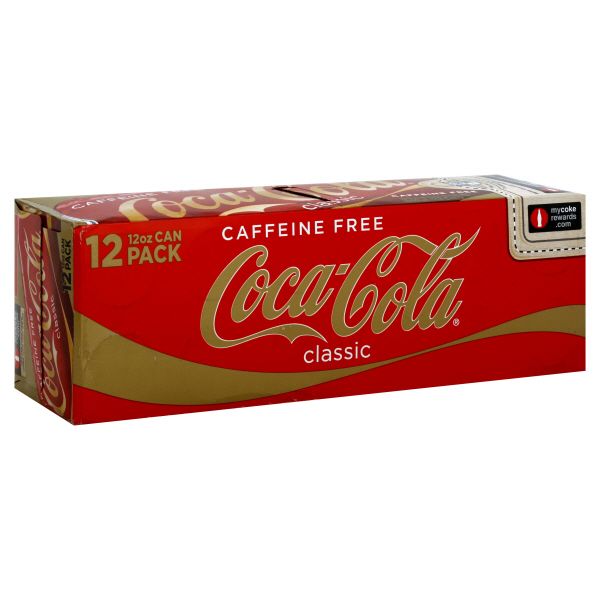 Coca-Cola Cola, Caffeine Free, 12 - 12 fl oz (355 ml) cans [144 fl oz (4.26 lt)] at Kmart.com