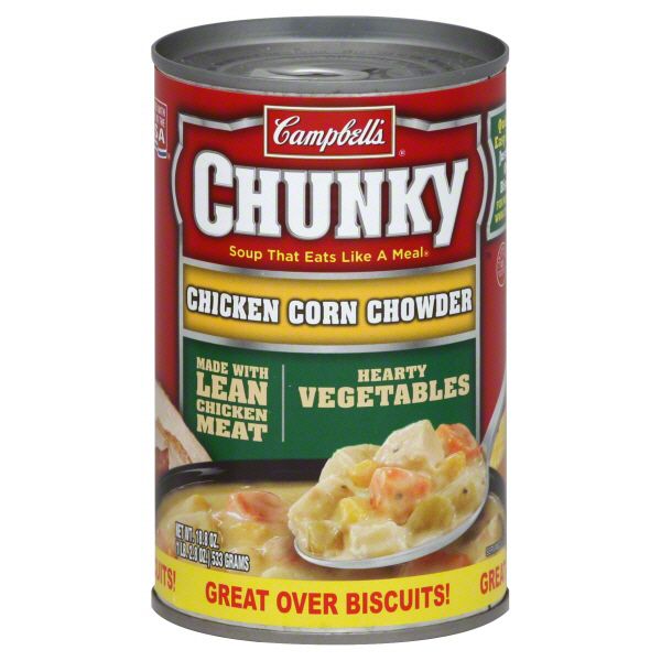 Campbell's Chunky Soup, Chicken Corn Chowder, 18.8 oz (1 lb 2.8 oz) 533 g at Kmart.com