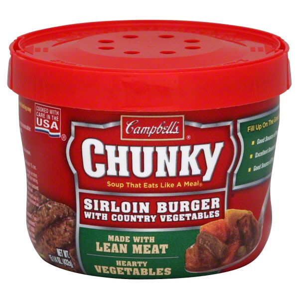 Campbell's Chunky Soup, Sirloin Burger, with Country Vegetables, 15.25 oz (432 g) at Kmart.com