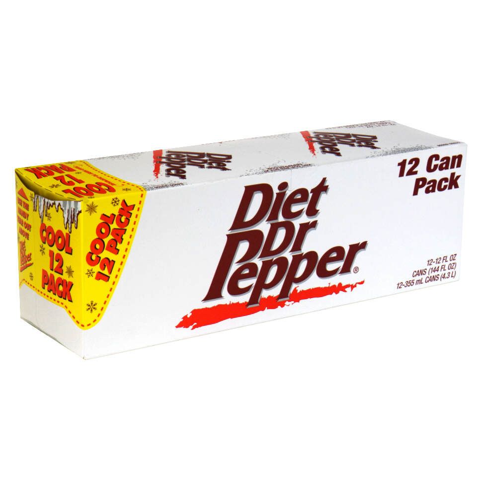 Dr Pepper Soda, Diet, Cool Pack, 12 - 12 fl oz (355 ml) cans [144 fl oz (4.3 l)] at Kmart.com
