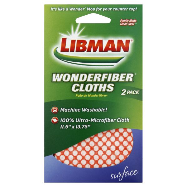 Libman Wonderfiber Cloths, 2 pack at Kmart.com