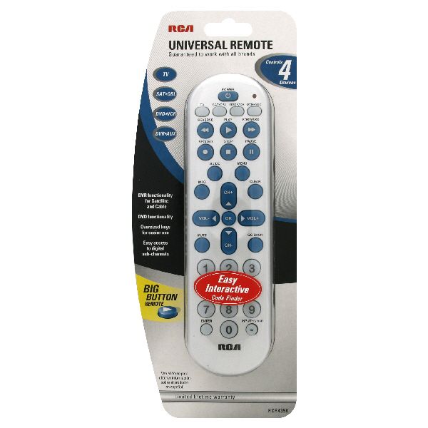 Audiovox RCA Universal Remote, 4 Devices, 1 remote at Kmart.com