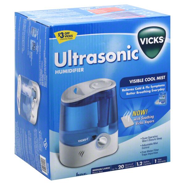 Vicks Humidifier, Ultrasonic, 1 humidifier at Kmart.com