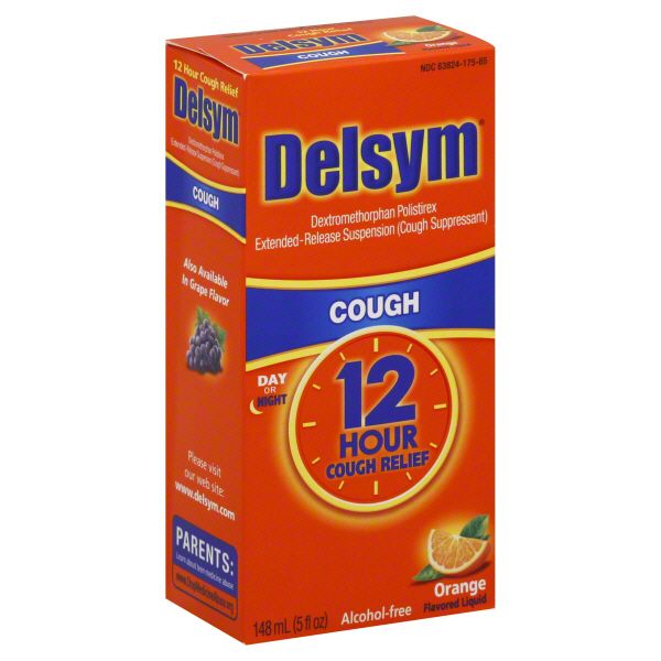 Delsym Cough, Orange Flavored Liquid, 5 fl oz (148 ml) at Kmart.com