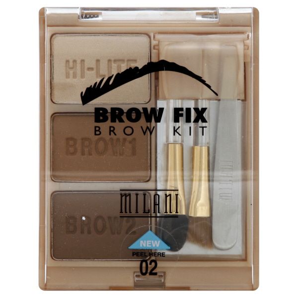 Milani Cosmetics Brow Fix Brow Shaping Kit, Medium 02, 0.15 oz (4.2 g) at Kmart.com