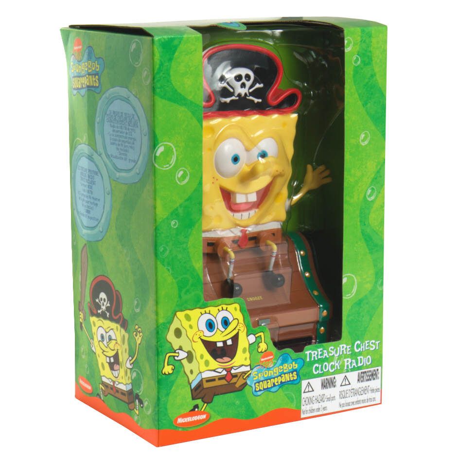 Emerson Treasure Chest Clock Radio, SpongeBob Squarepants, 1 clock radio at Kmart.com