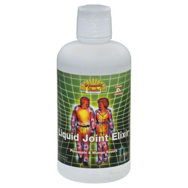 Dynamic Health Laboratories, Inc. Joint Elixir, Liquid, Pineapple & Mango, 32 fl oz (946 ml) - DYNAMIC HEALTH LABORATORIES, INC.
