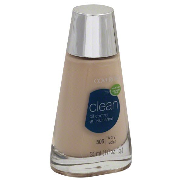 CoverGirl Clean Liquid Makeup, Oil Control, Ivory 505, 1 fl oz (30 ml) at Kmart.com